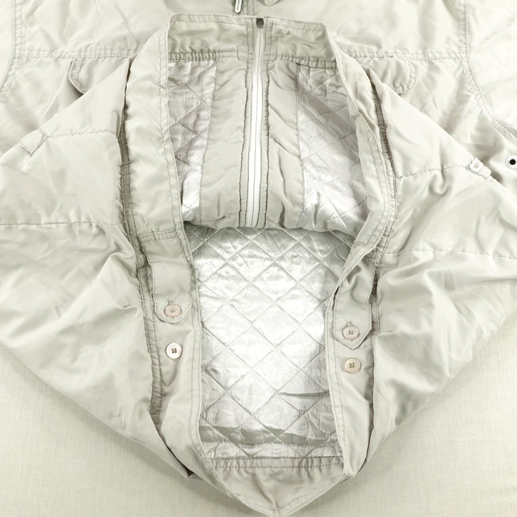 Billabong VINTAGE Billabong Jacket Mens XL Gray Blizzard Full Zip Quilted Lined USA 90s Size US XL / EU 56 / 4 - 5 Thumbnail