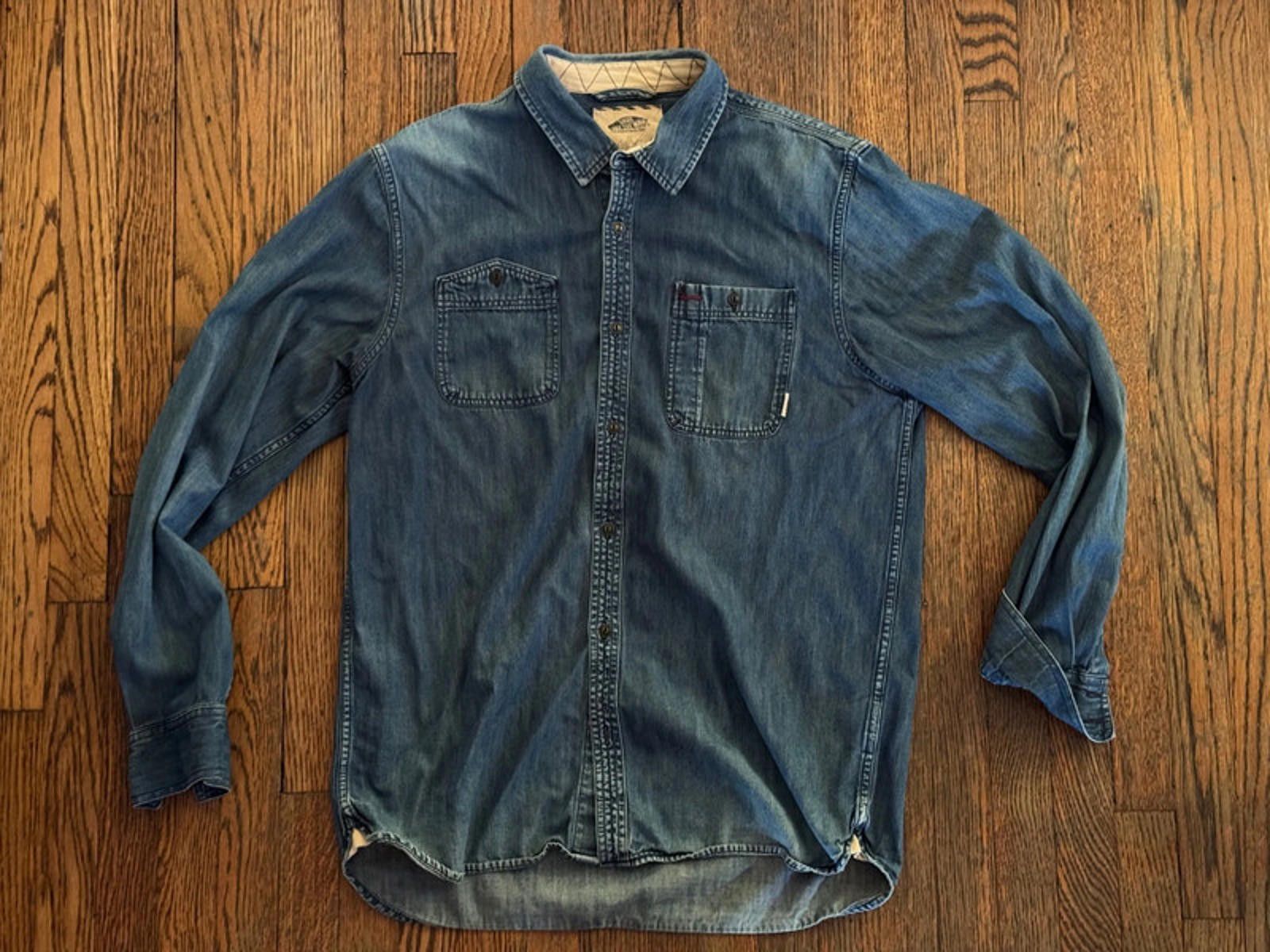 Vans Denim Van’s LS Button Up Size US L / EU 52-54 / 3 - 2 Thumbnail