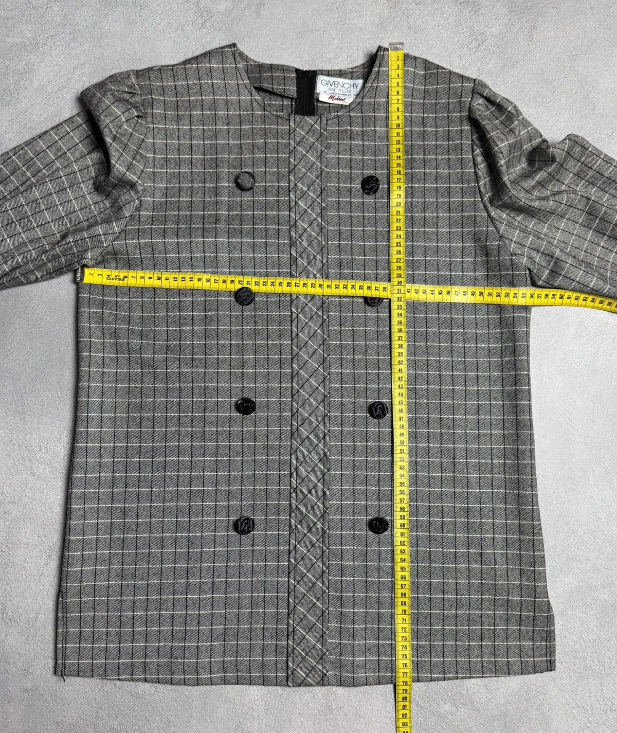 Givenchy GIVENCHY EN PLUS Vintage 90s Wool Cape Coat size 42 Size M / US 6-8 / IT 42-44 - 14 Thumbnail