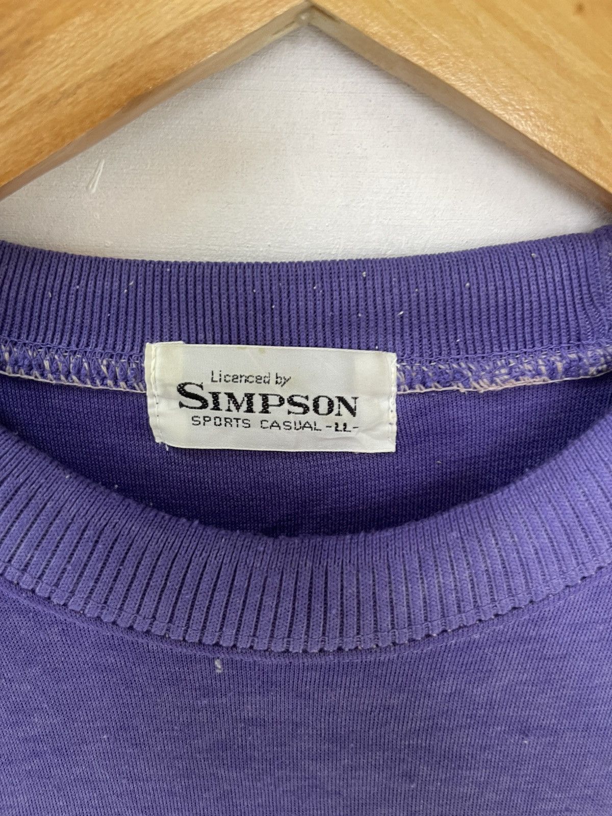 Japanese Brand × The Simpsons × Vintage VINTAGE SIMPSON SWEATSHIRT EMBROIDERED LOGO Size US L / EU 52-54 / 3 - 3 Thumbnail
