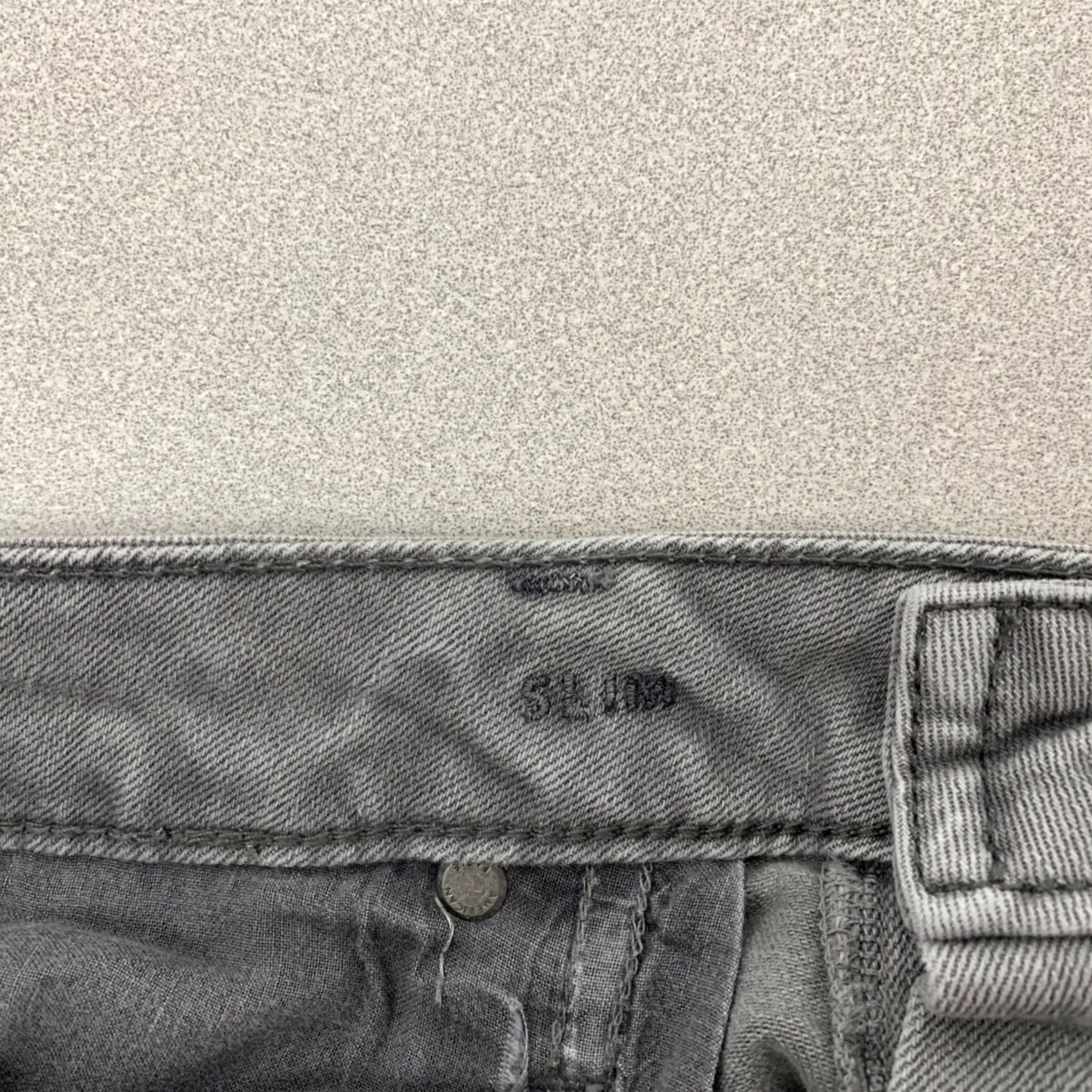 Vintage American Eagle Slim Jeans - Grey 30x34 Fit Size US 30 / EU 46 - 5 Thumbnail