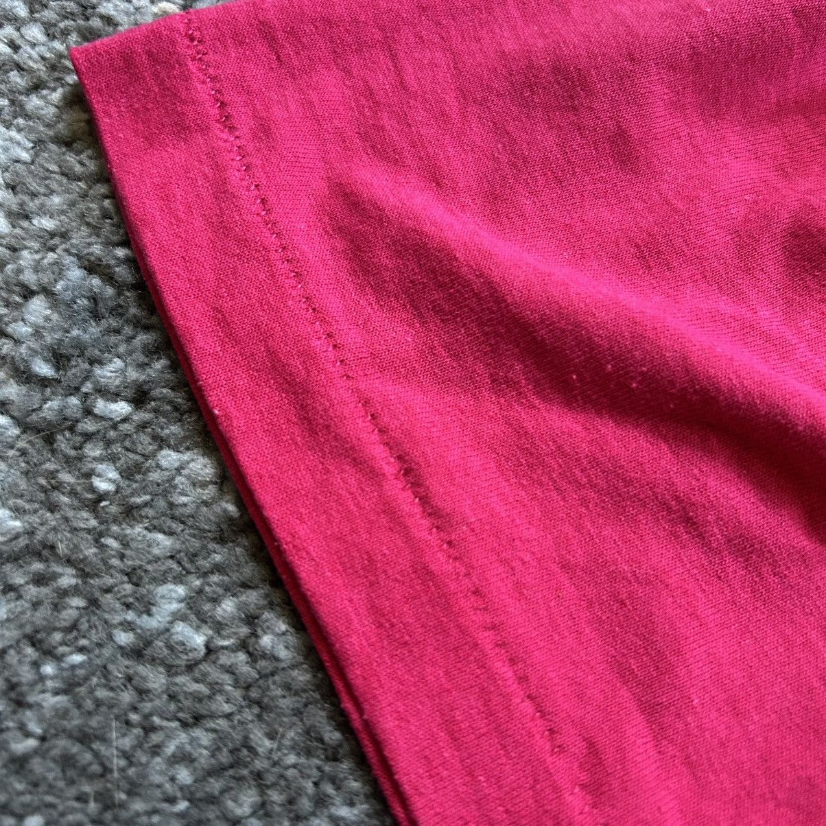 Vintage 90s SLUBBY SiNGLE STiTCH HOT PiNK CHiCAGO SOUVENiR FUCHSiA Size M / US 6-8 / IT 42-44 - 8 Thumbnail