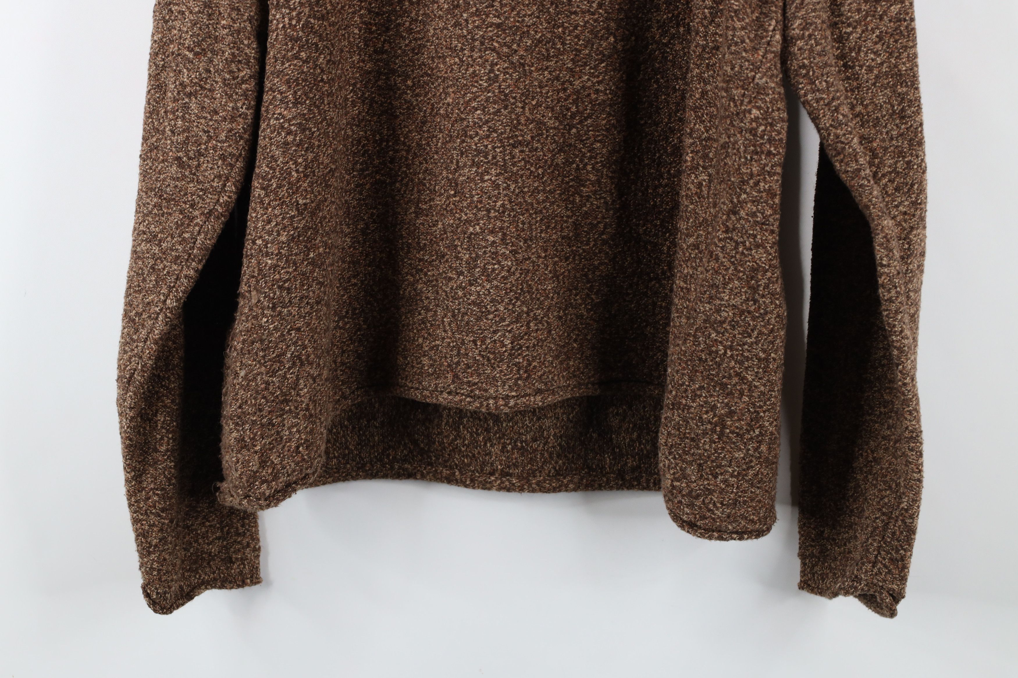 Vintage Vintage 90s Streetwear Marled Knit V-Neck Sweater Brown Size XL / US 12-14 / IT 48-50 - 8 Thumbnail