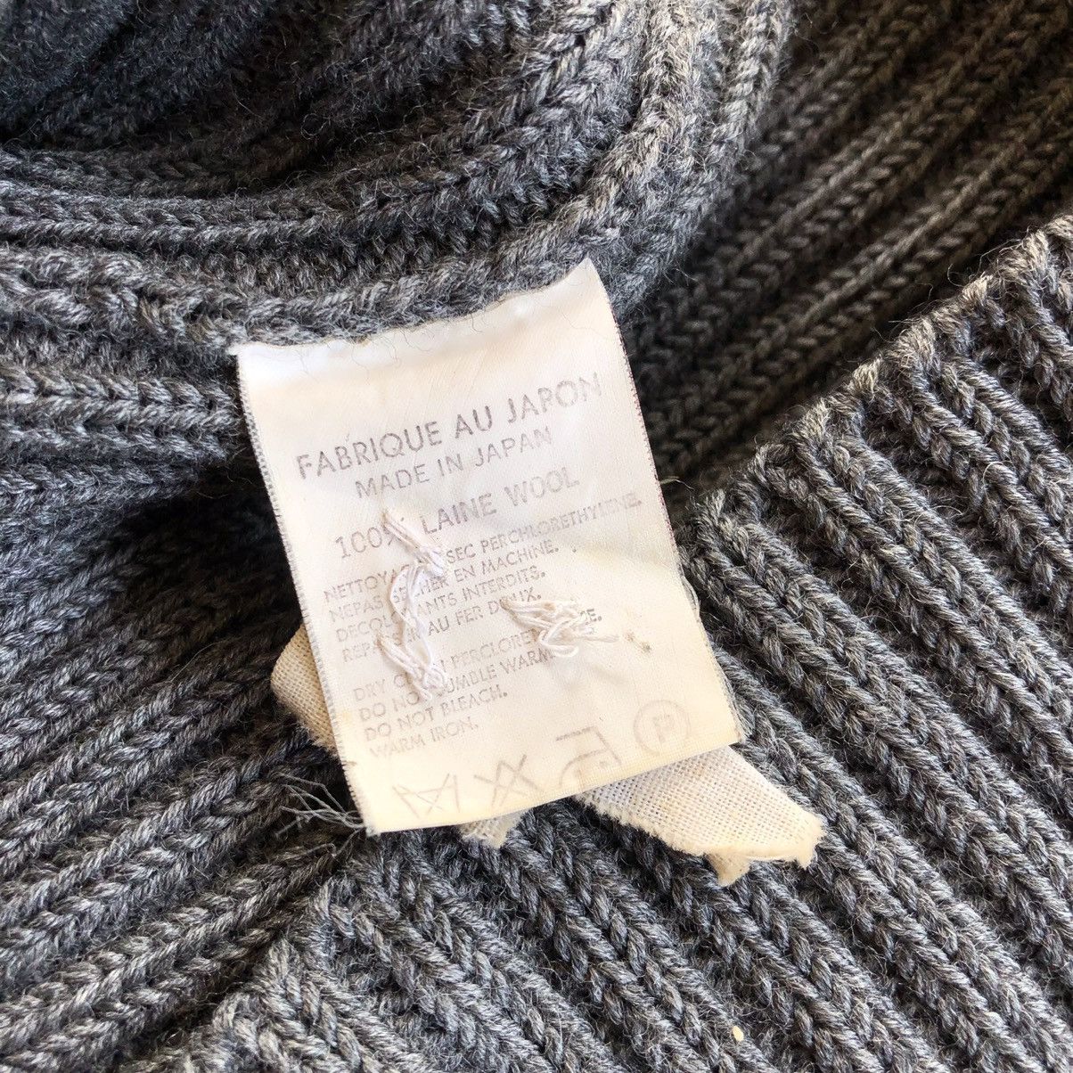 Y's × Yohji Yamamoto Y’S Yohji Yamamoto Stretchable Zipper Wool Sweater Size S / US 4 / IT 40 - 7 Thumbnail