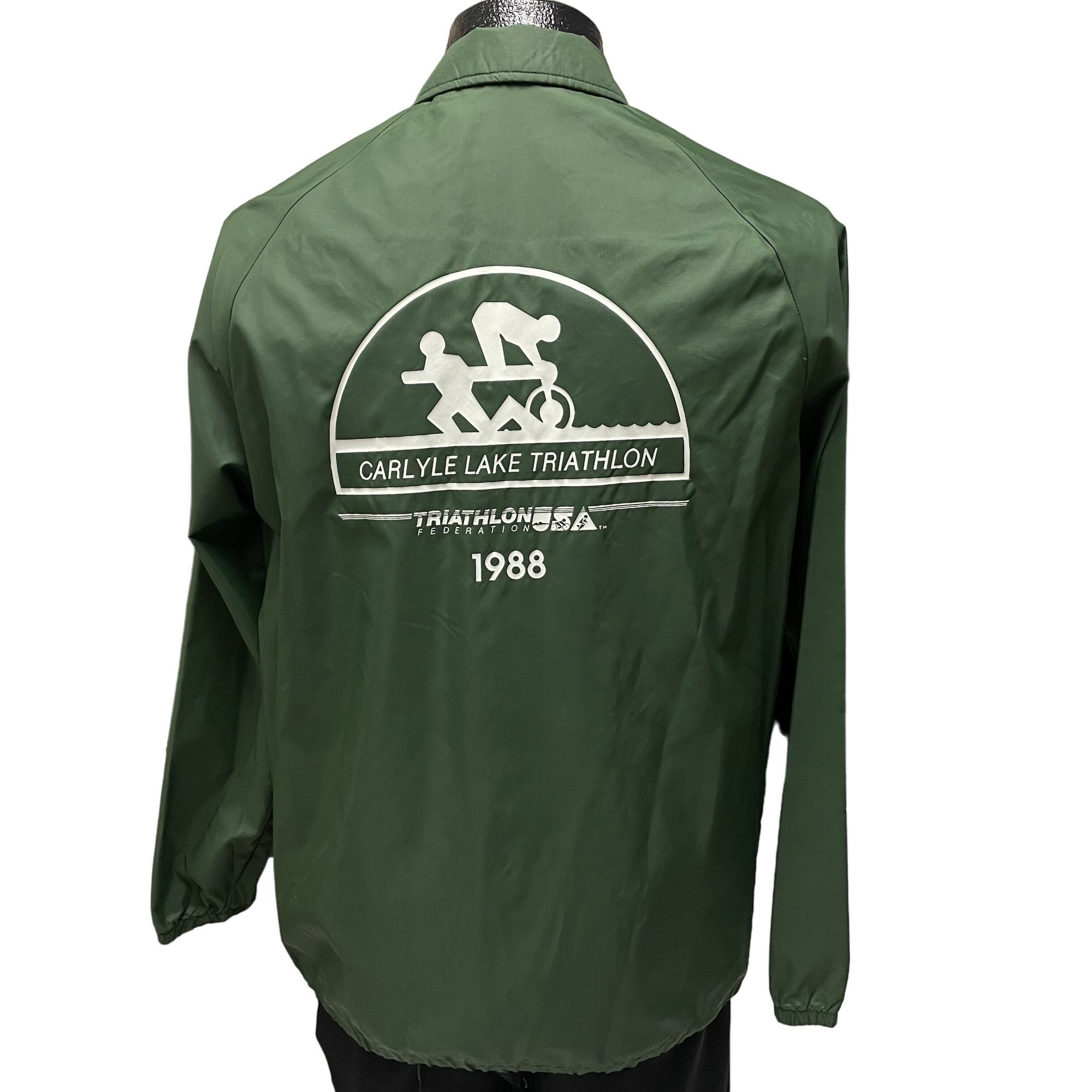 Other Vtg Sir Jac Nylon Windbreaker 1988 Carlyle Triathlon Jacket Size US M / EU 48-50 / 2 - 1 Thumbnail