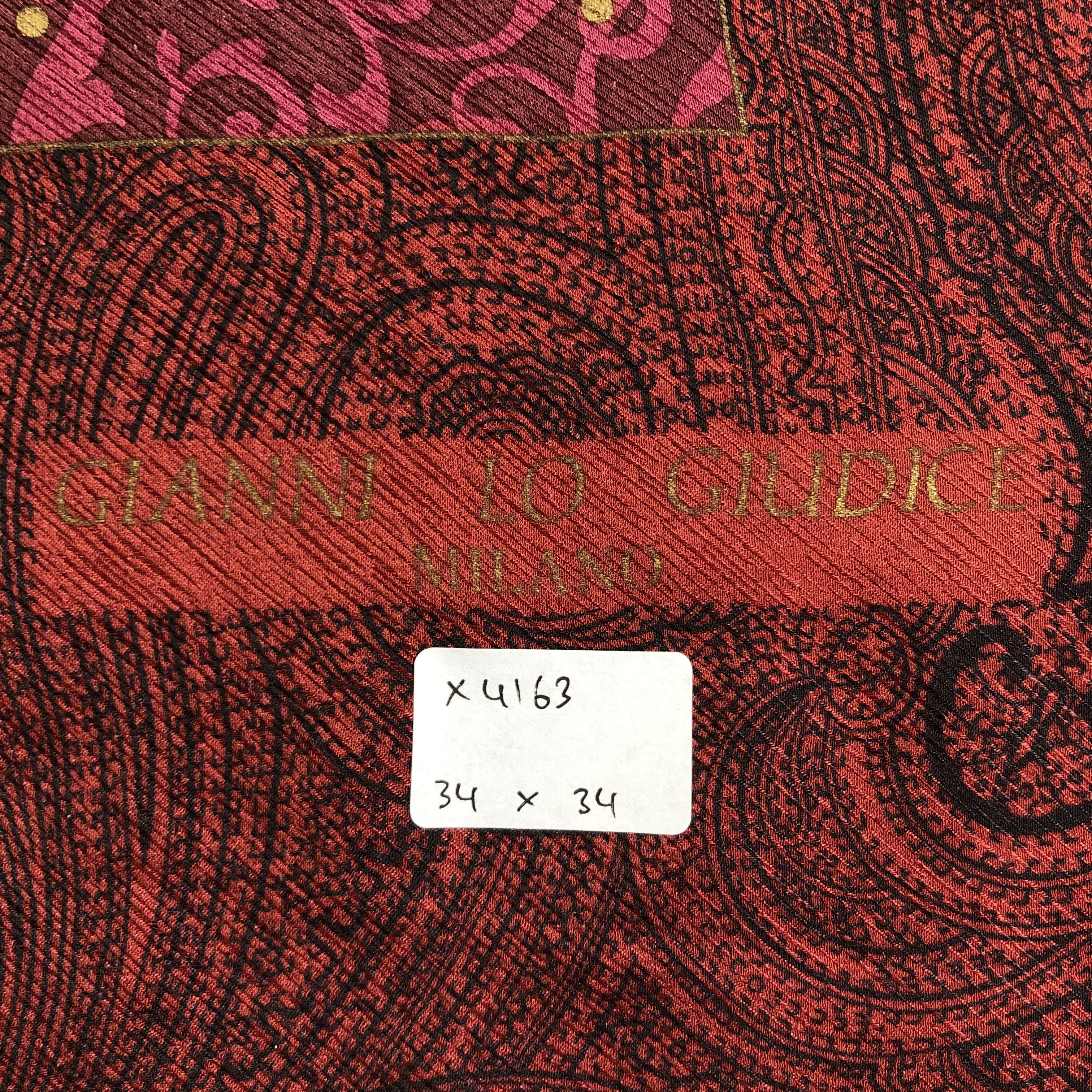 Vintage Vintage Gianni Lo Giudice Silk Scarf Size ONE SIZE - 6 Thumbnail