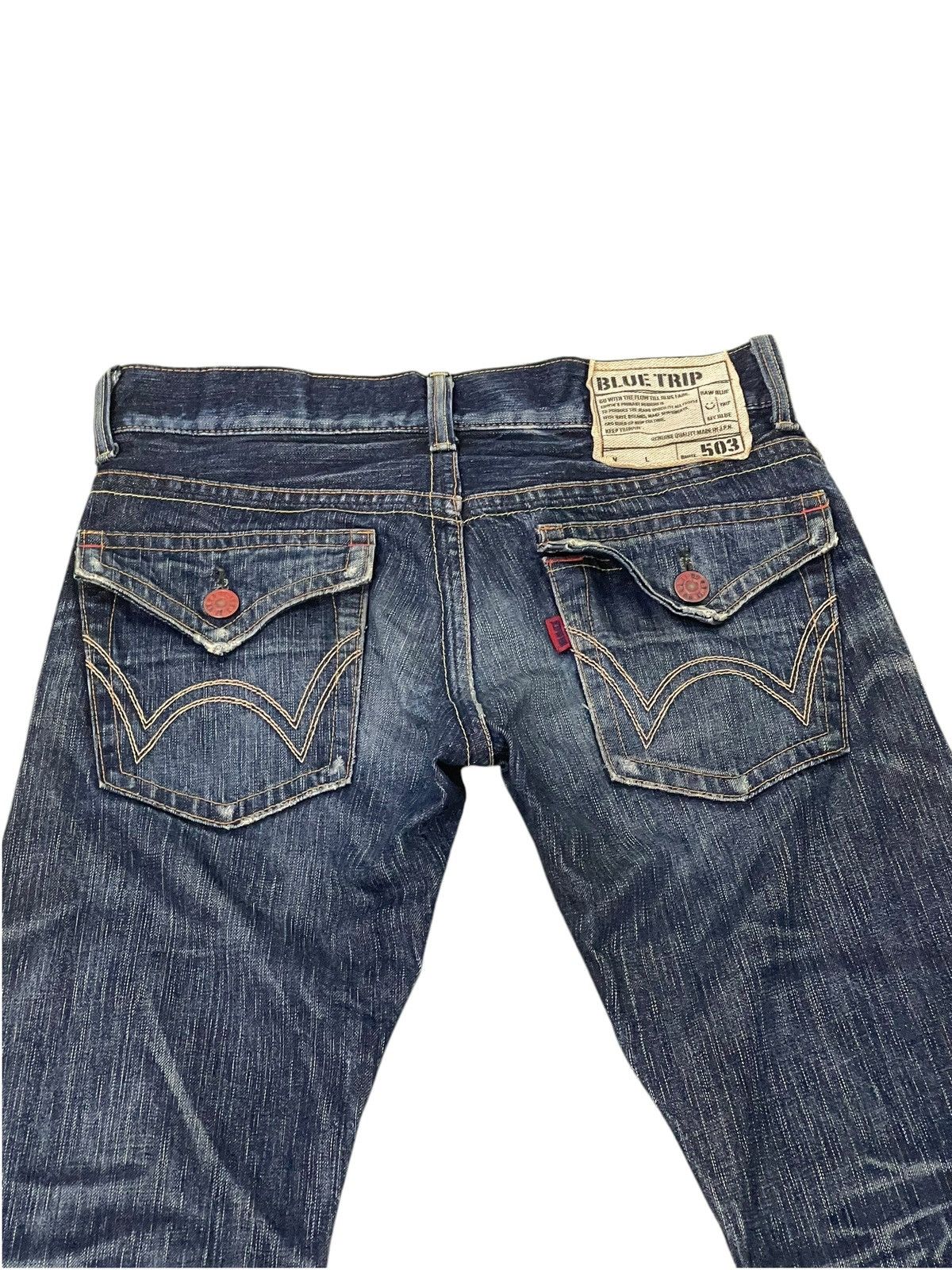 Flare Jeans Edwin Faded Distress Clawmark Boot Cut 3🟦