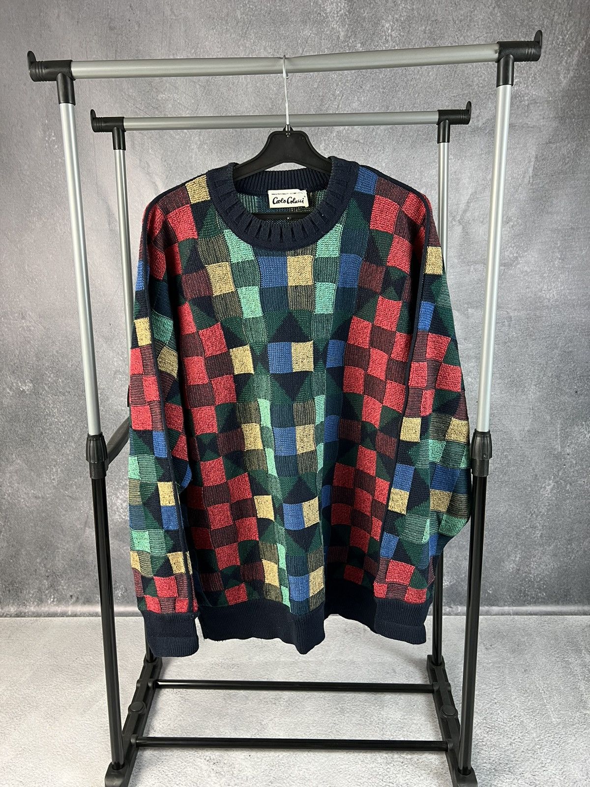 Carlo Colucci × Vintage Vintage Carlo Colucci multicolour knit sweater Size US M / EU 48-50 / 2 - 1 Thumbnail