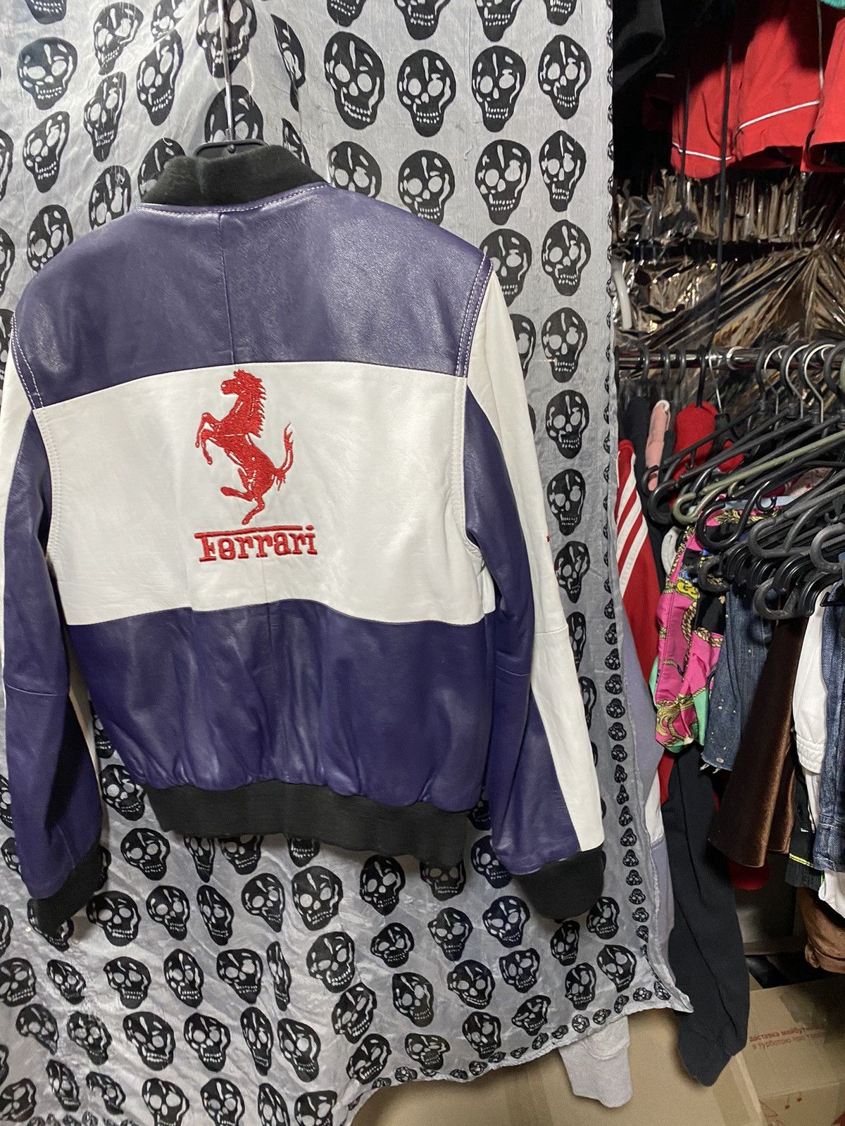 Ferrari Ferrari Vintage leather jacket big logo for woman Size XS / US 0-2 / IT 36-38 - 13 Thumbnail