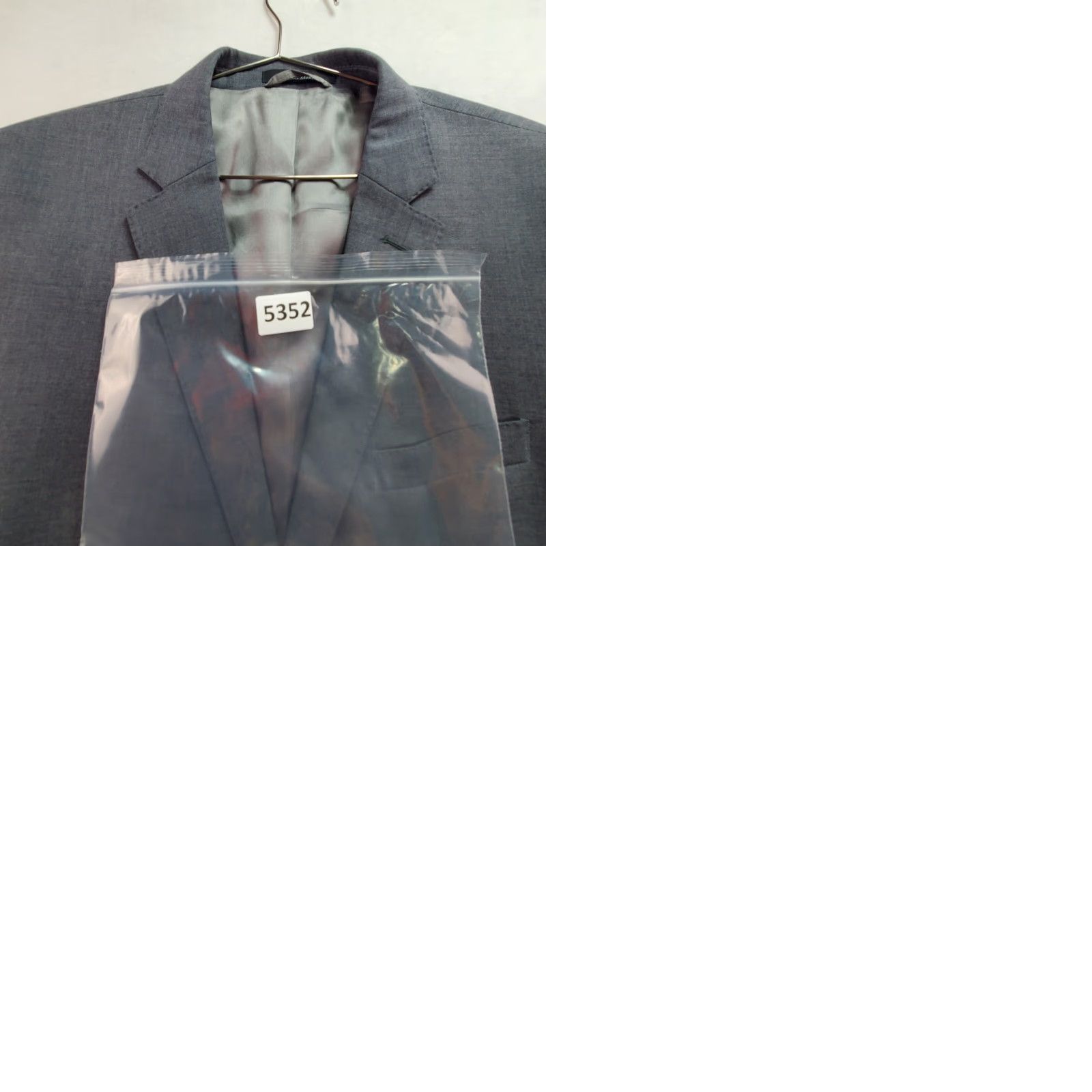 Ralph Lauren Lauren Ralph Lauren Blazer Jacket Men Slim Gray 44R Notch Single Breasted Two-Button 4-Button Style Size 44R - 10 Thumbnail