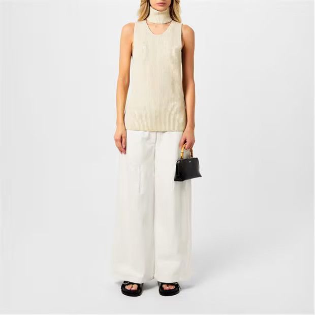 Jil Sander o1g2r1mq1024 Denim Pant in White Size 25" / US 0 / IT 36 - 6 Thumbnail