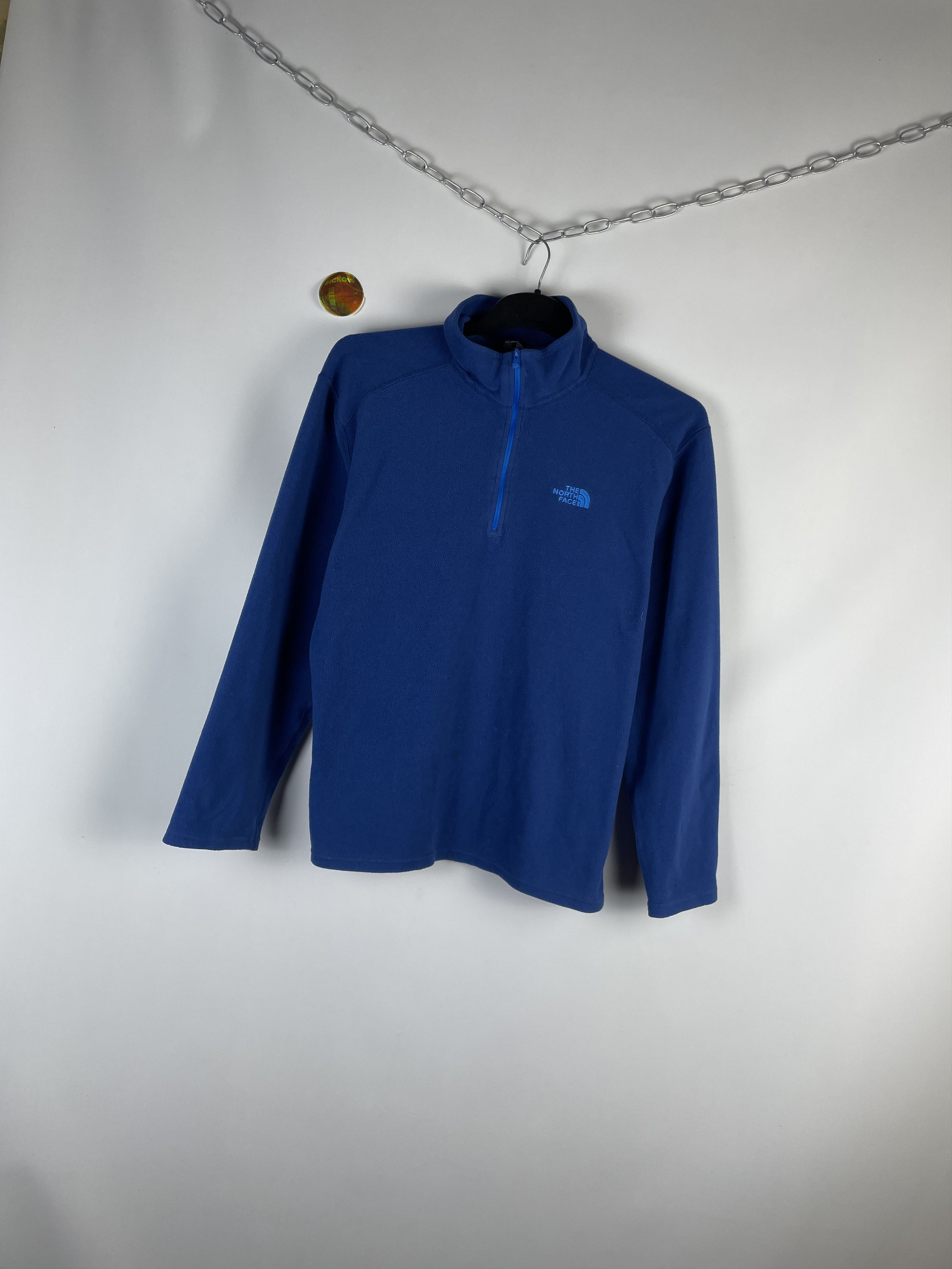 The North Face Vintage The North Face 1/4 Zip Fleece Jacket Size US L / EU 52-54 / 3 - 2 Thumbnail