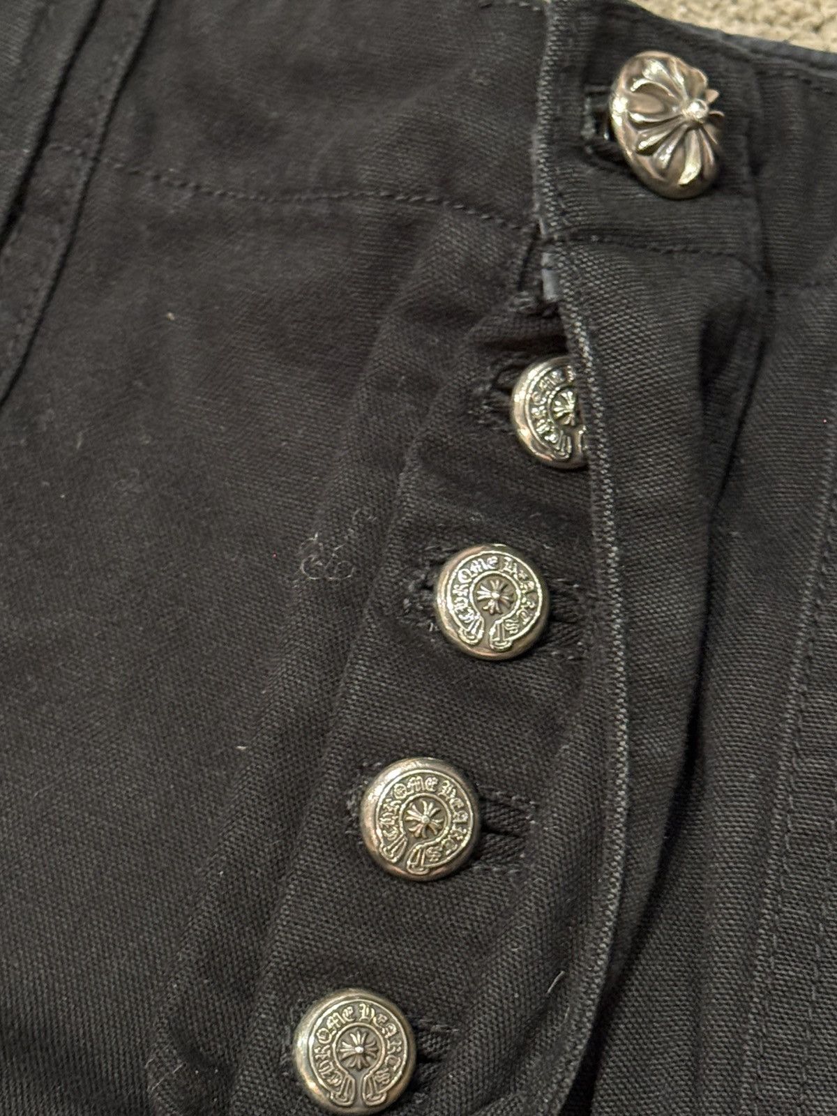 Chrome Hearts Chrome Hearts Black Denim Work Pant Size US 30 / EU 46 - 5 Thumbnail