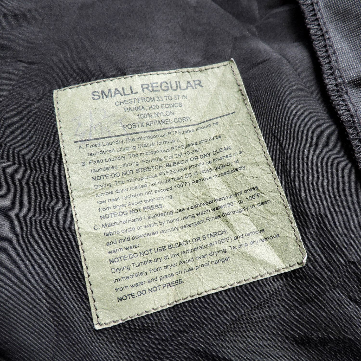 14th Addiction EXTENDED COLD WEATHER CLOTHING SYSTEM PARKA H2O GEN II Size US S / EU 44-46 / 1 - 3 Thumbnail