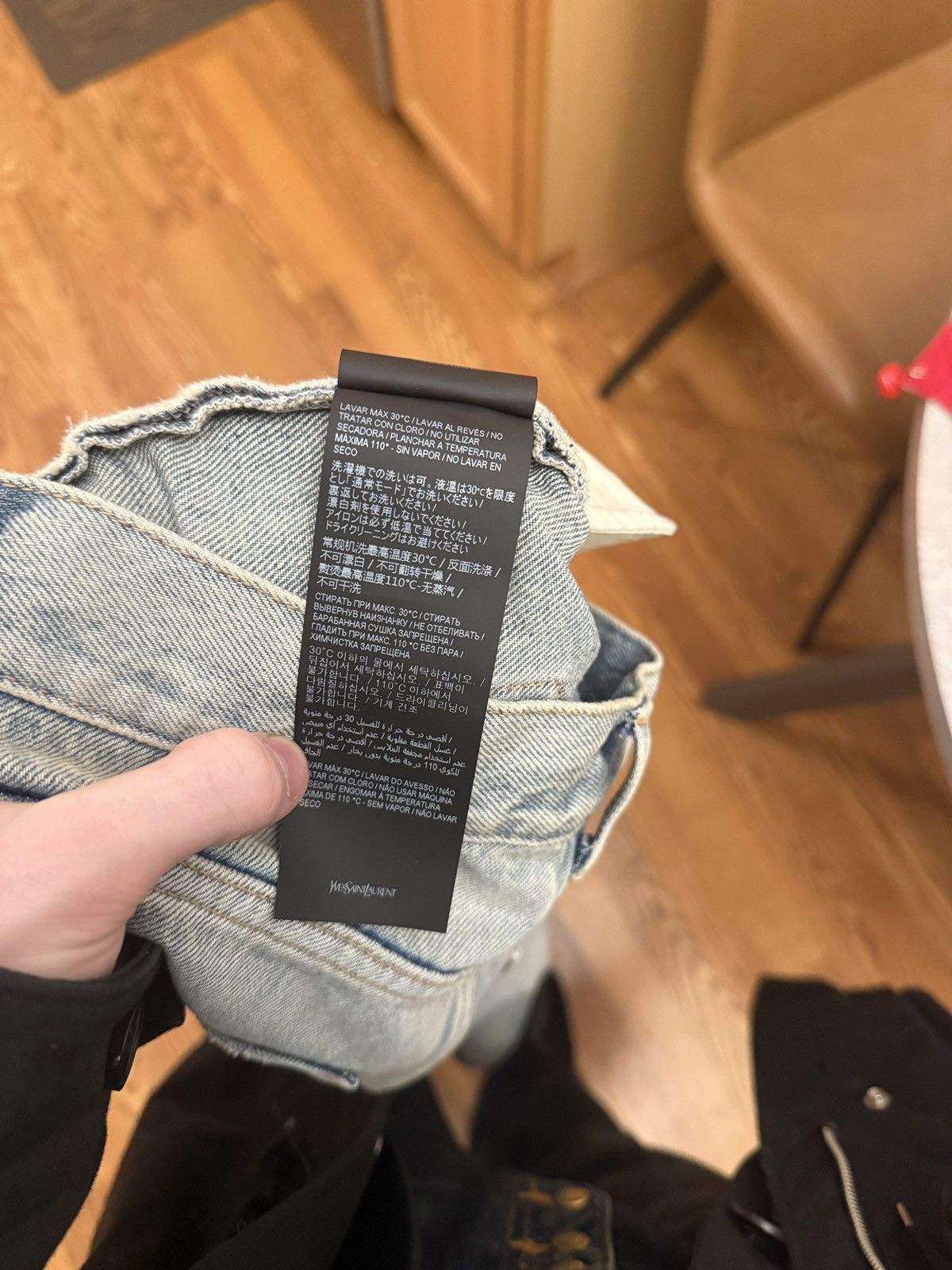 Saint Laurent Paris Saint Laurent Light Fall Blue Slim Fit Jeans Size US 28 / EU 44 - 11 Thumbnail