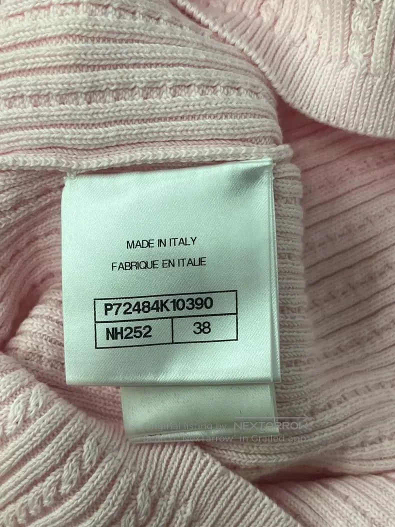 Chanel Chanel Pink knitted short sleeves Size XS / US 0-2 / IT 36-38 - 5 Thumbnail