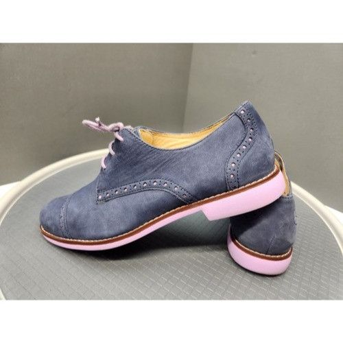 Cole Haan Cole Haan Womens Alisa Wingtip Oxford Shoes Size 6.5 B Nubuc Size US 5 / EU 37 - 5 Thumbnail