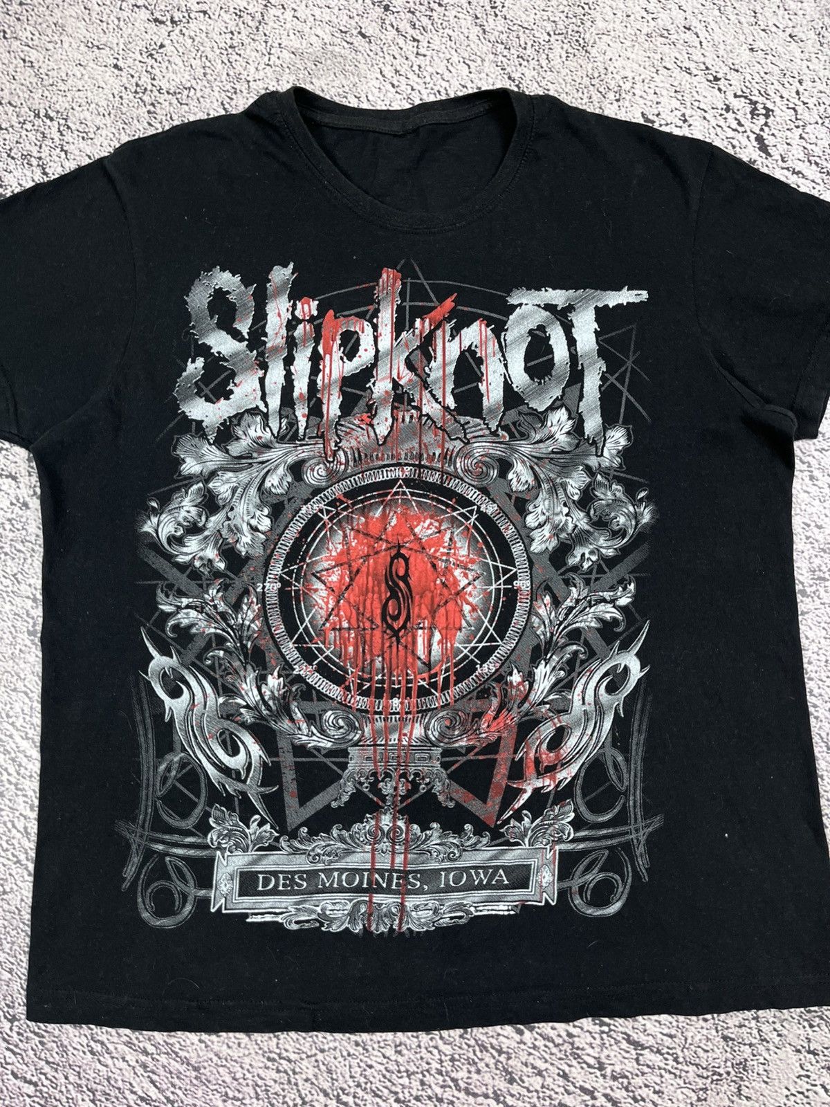 Band Tees Vintage Slipknot Des Moines Iowa Metal Band Graphic T-Shirt Size US M / EU 48-50 / 2 - 4 Thumbnail