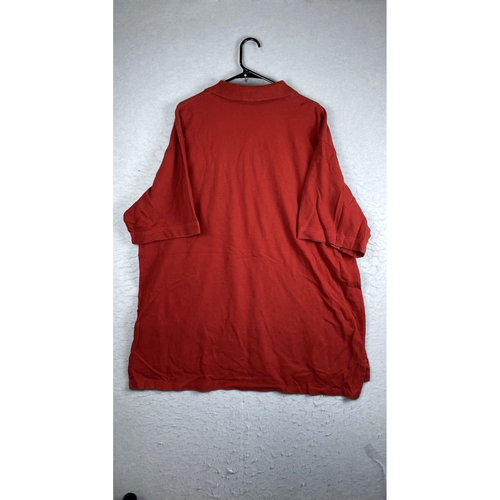 Polo Ralph Lauren Polo by Ralph Lauren Polo Shirt Mens 2XLT Red Solid Pony Logo Tall Knit Casual Shirt Size US XXL / EU 58 / 5 - 6 Thumbnail