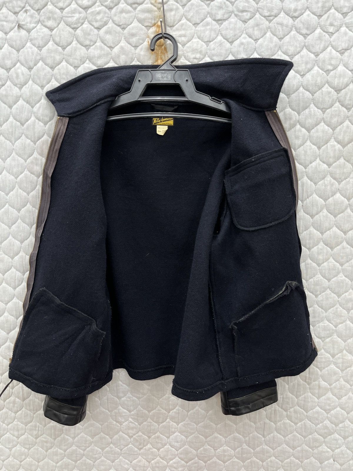 The Real McCoy's 🔥🔥🔥STEALS THE REAL MCCOY WOOL + LEATHER JACKET Size US S / EU 44-46 / 1 - 7 Thumbnail