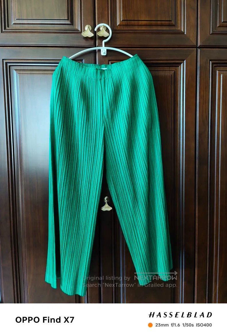 Issey Miyake Issey Miyake Pleated Casual Wide-leg Pants Size 25" / US 0 / IT 36 - 7 Thumbnail