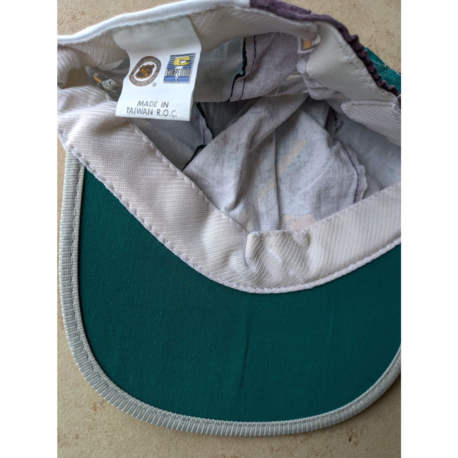 NHL × Sports Specialties Anaheim Mighty Ducks 90s WILDWING Painter cap yth hockey vtg Size ONE SIZE - 6 Thumbnail
