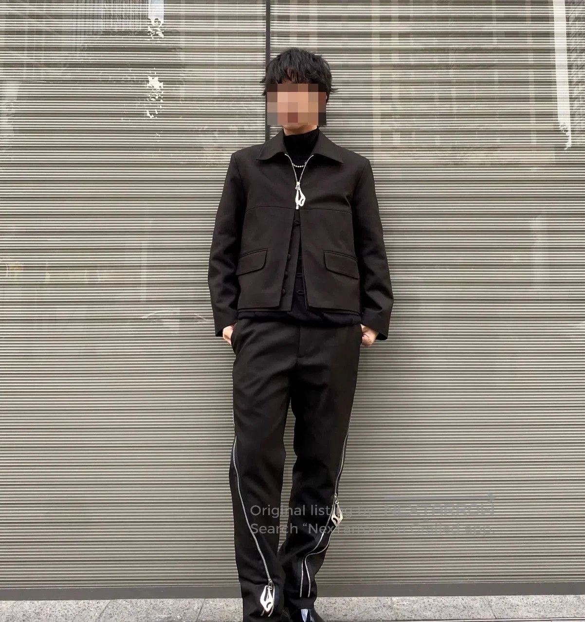 Namacheko namacheko tailored biker jacket in black. Size US L / EU 52-54 / 3 - 9 Thumbnail