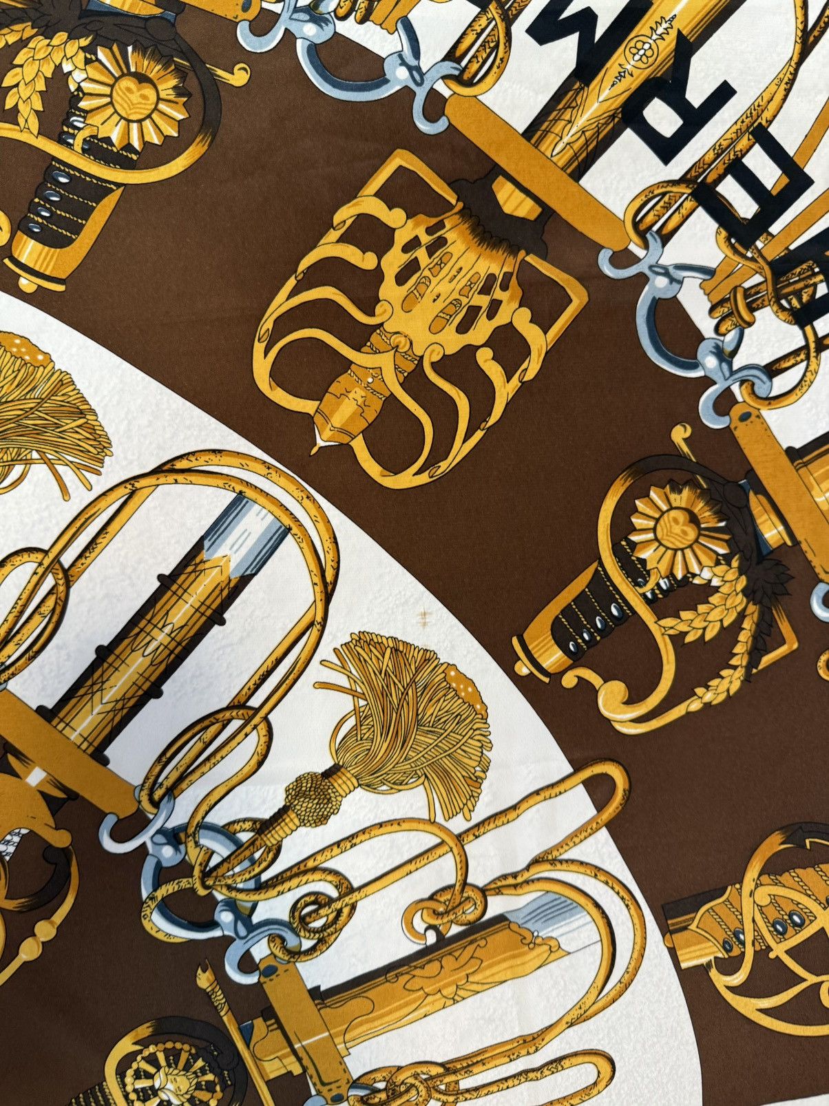 Other Vintage Inspired Hermes Style Scarf Equestrian Print Size ONE SIZE - 13 Thumbnail