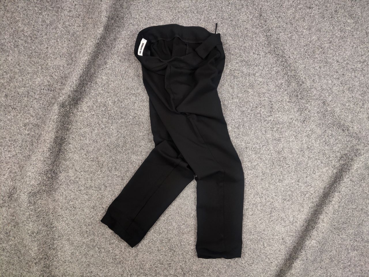 Jil Sander Jil Sander Classic Cropped Trouser Black Pants straight Size 28" / US 6 / IT 42 - 1 Thumbnail