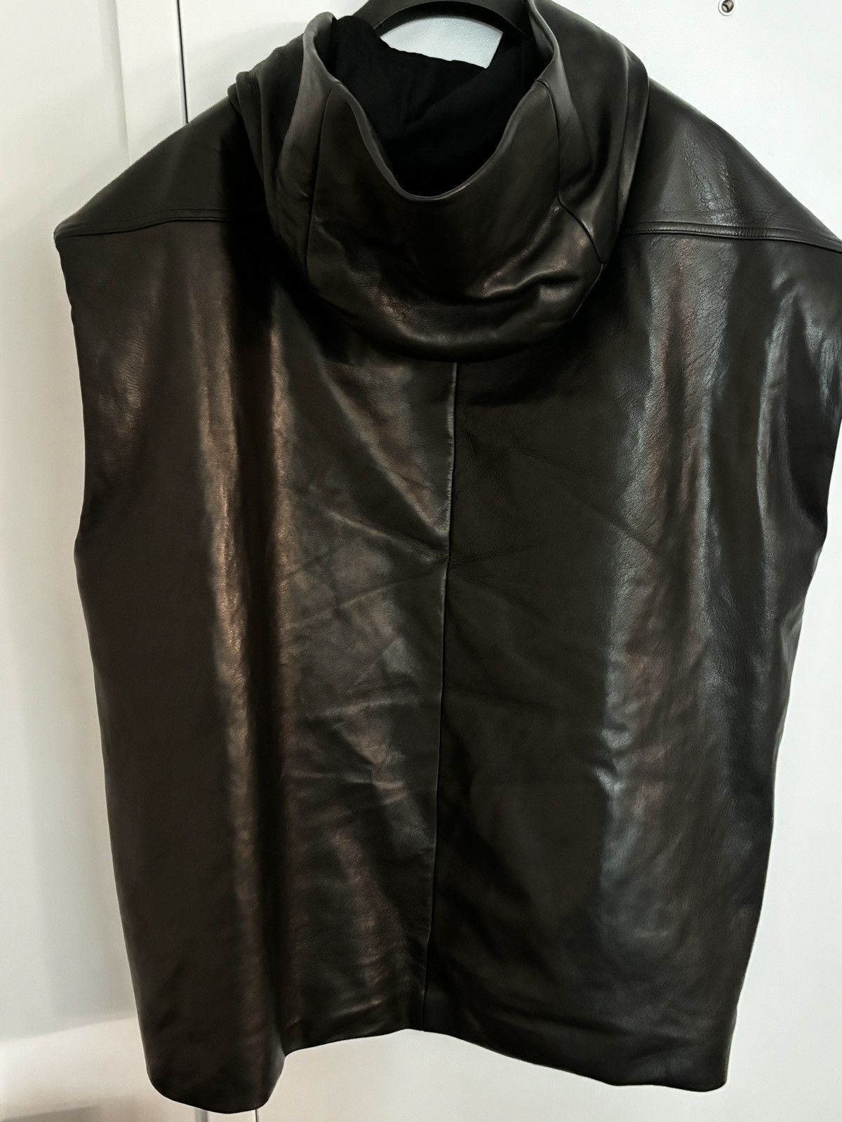 Rick Owens RICK OWENS SS24 LIDO LUXOR VEST IN BLACK VEG NAPPA LAMB Size US L / EU 52-54 / 3 - 3 Thumbnail