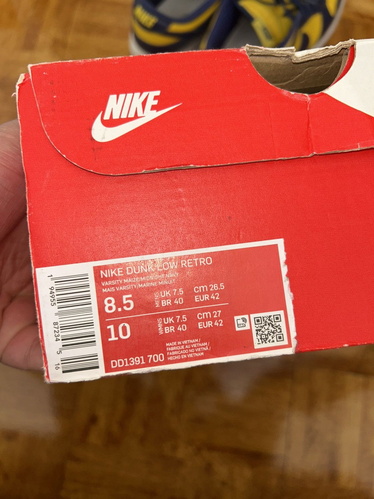 Nike Nike Dunk Low Retro Size US 8.5 / EU 41-42 - 7 Thumbnail