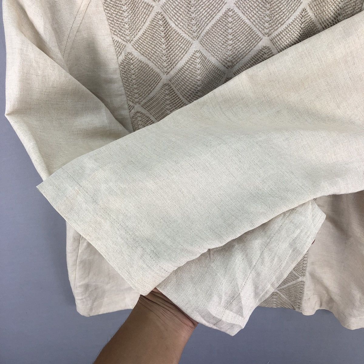 Japanese Brand Japanese Brand W.Lane Linen Beads Kimono Cardigan Size L / US 10 / IT 46 - 9 Thumbnail