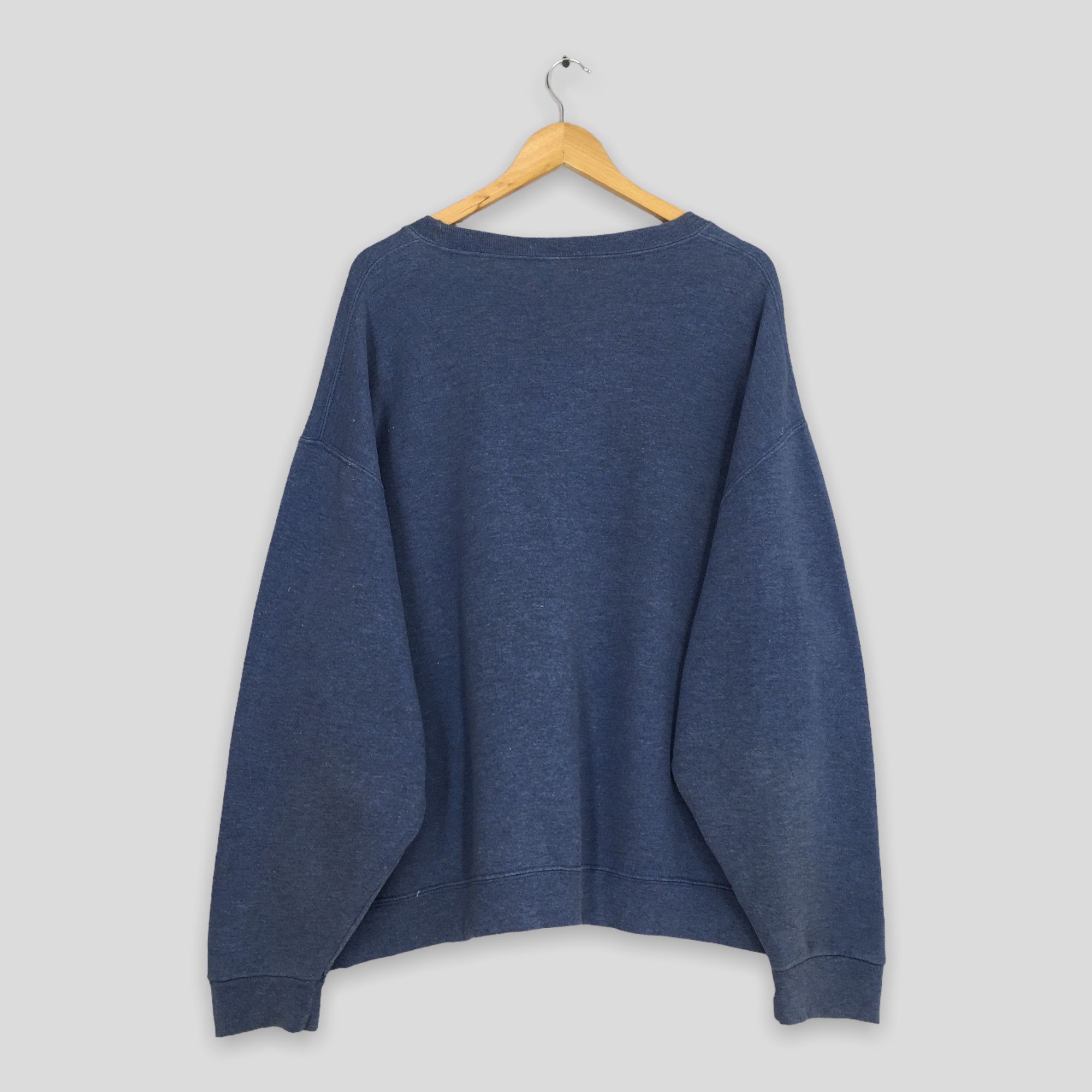 Kanye West × Russell Athletic Vintage Russell Athletic Plain Blue Sweatshirt XLarge Size US XL / EU 56 / 4 - 7 Thumbnail