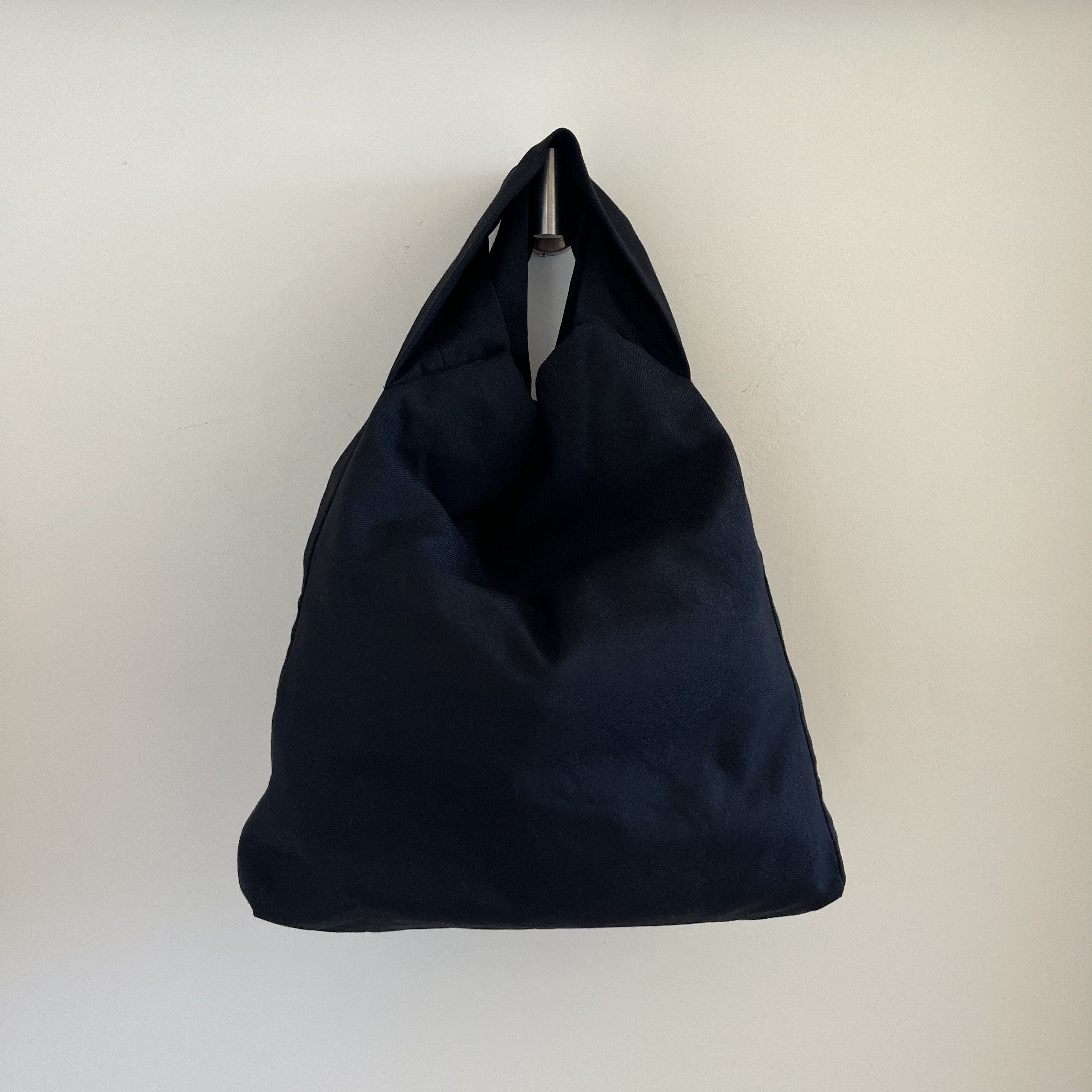 Yohji Yamamoto Yohji Yamamoto FEMME Wool Flat Handle Tote Bag Black Size ONE SIZE - 2 Thumbnail