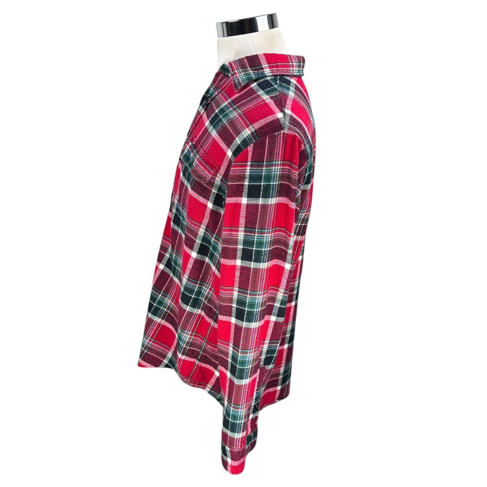 Polo Ralph Lauren Polo Ralph Lauren Flannel Shirt Men's Large Red Button Up Size US L / EU 52-54 / 3 - 4 Thumbnail