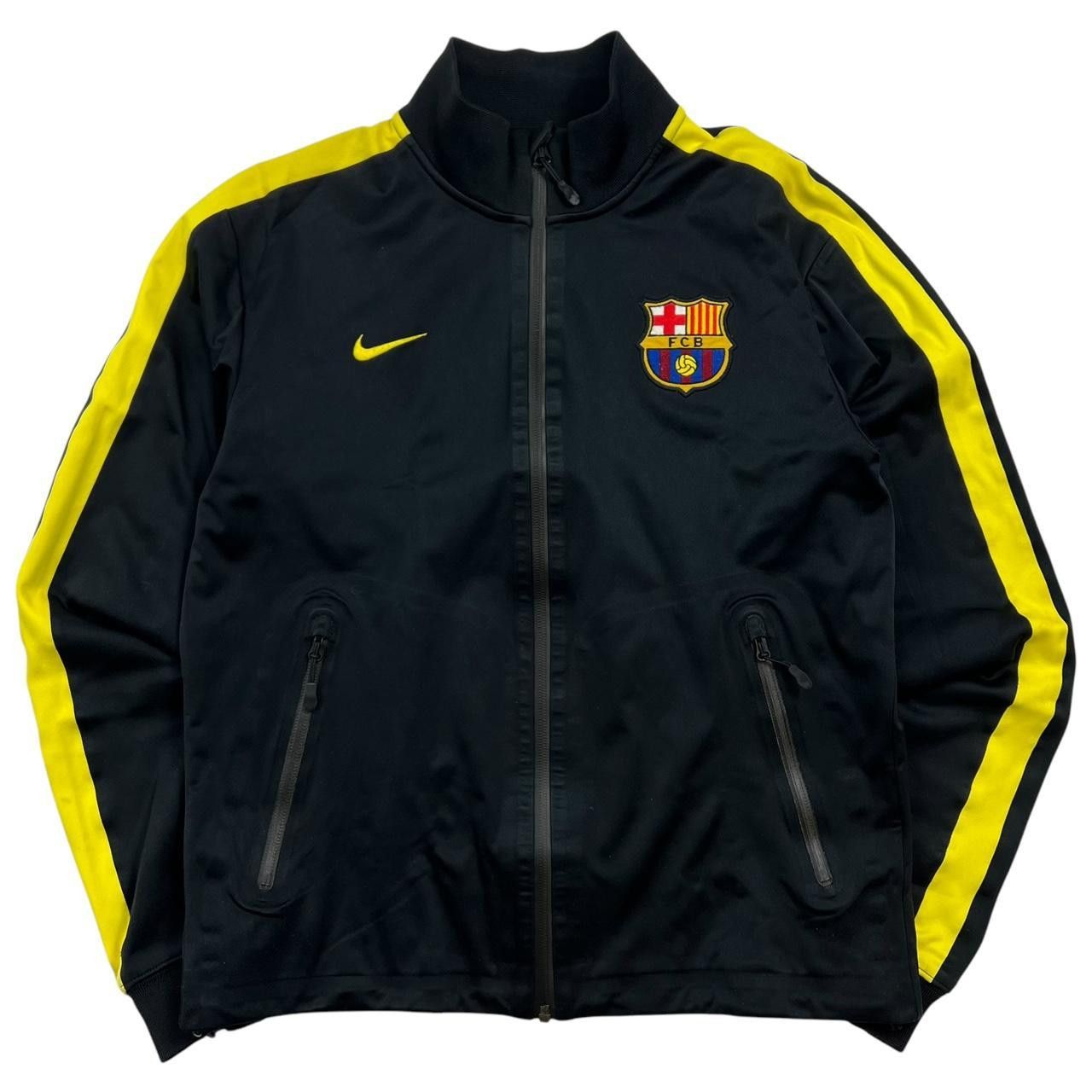 Nike Vintage Nike Barcelona Track Jacket Black & Yellow - Small Size US S / EU 44-46 / 1 - 1 Thumbnail