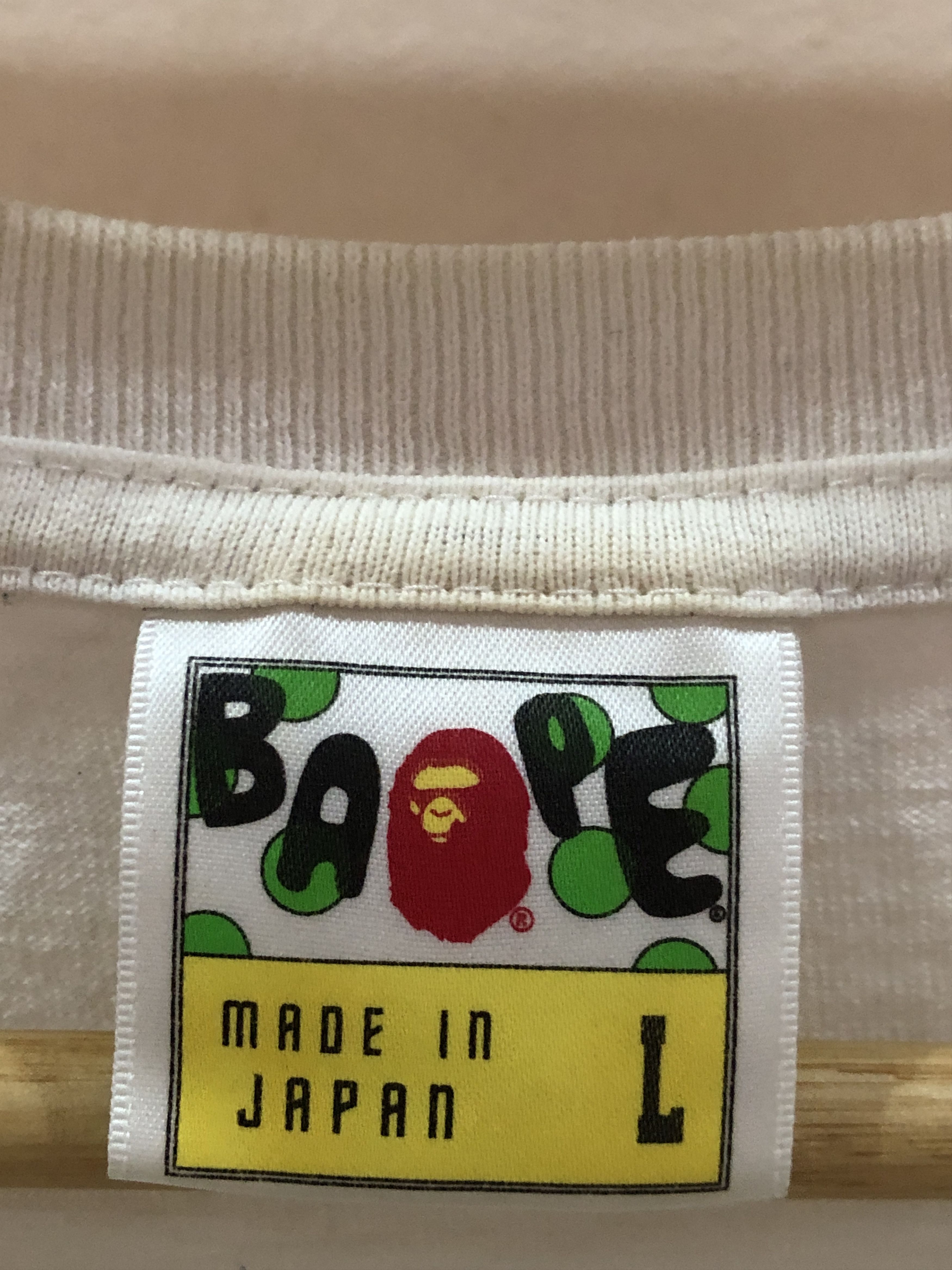 Bape 2012 A Bathing Ape Baby Milo Safari Tshirts Size US L / EU 52-54 / 3 - 5 Thumbnail