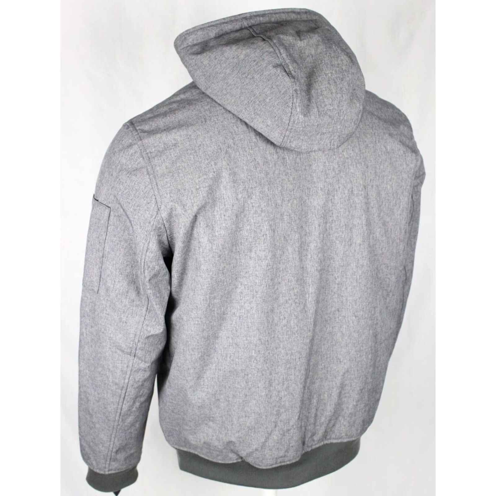Tommy Hilfiger Tommy Hilfiger Men's Jacket Full Zip Hooded 3 Layer Softshell Heather Gray Size US L / EU 52-54 / 3 - 3 Thumbnail