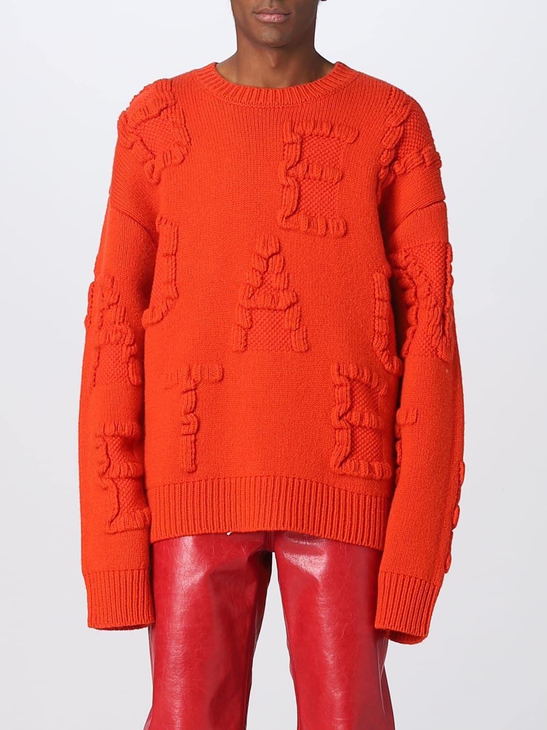 Bottega Veneta Alphabet Sweater in red Size US S / EU 44-46 / 1 - 1 Thumbnail