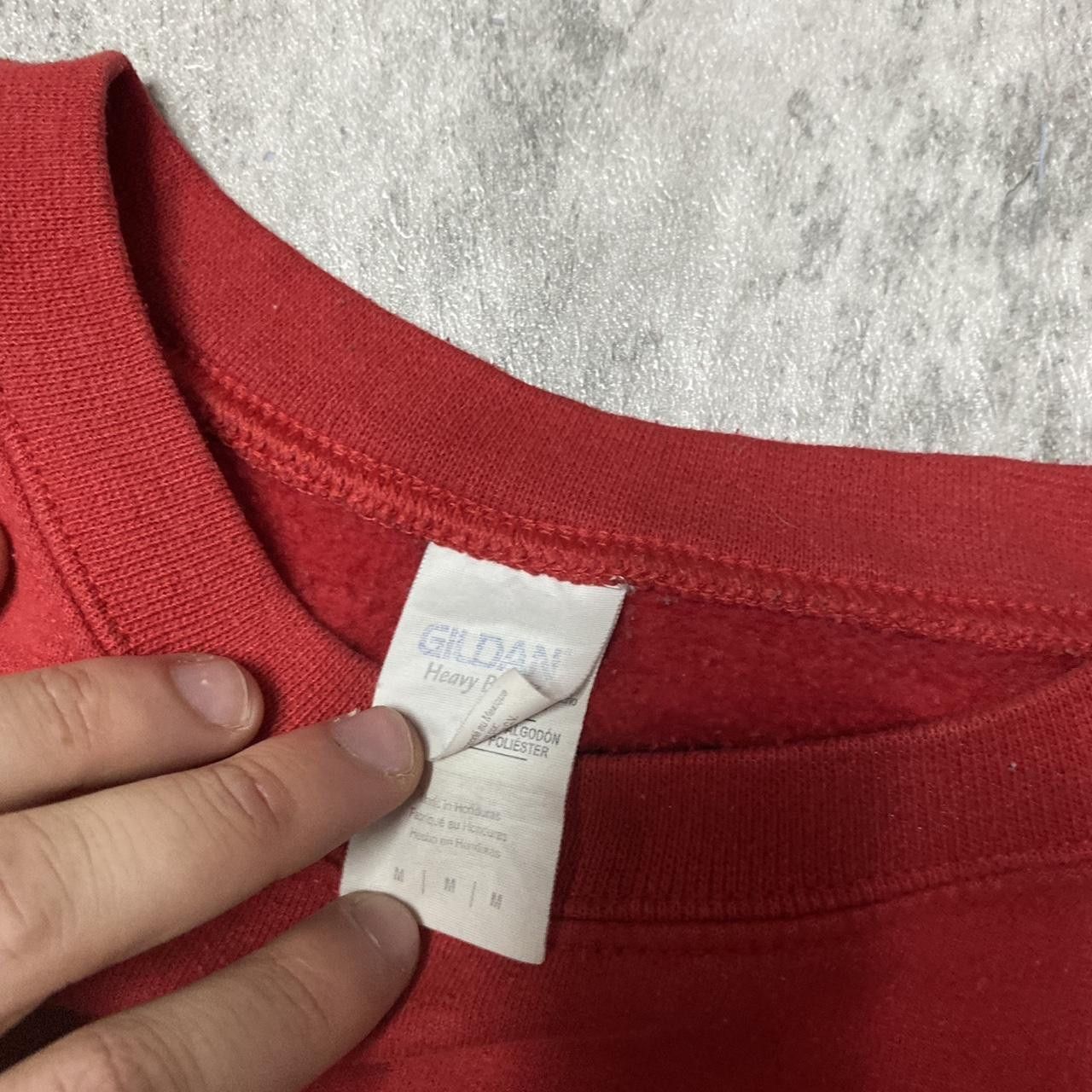 Other Red Gildan crewneck sweatshirt with Wisconsin logo Size US M / EU 48-50 / 2 - 3 Thumbnail
