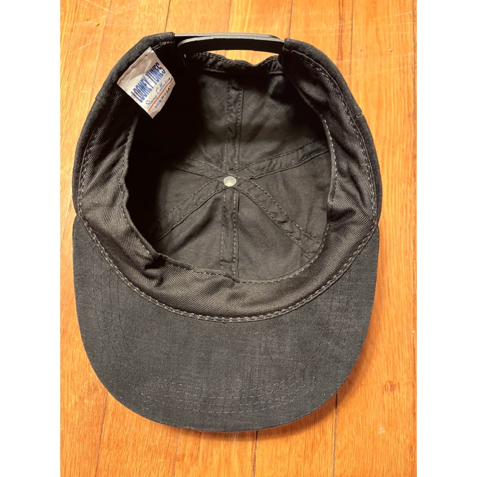 Vintage VINTAGE Bugs Bunny Snapback Hat Looney Tunes Black 90s USPS Hat Mens One Size Adjustable Cotton Twill Cap Graphic Collection Stamp Size ONE SIZE - 7 Thumbnail
