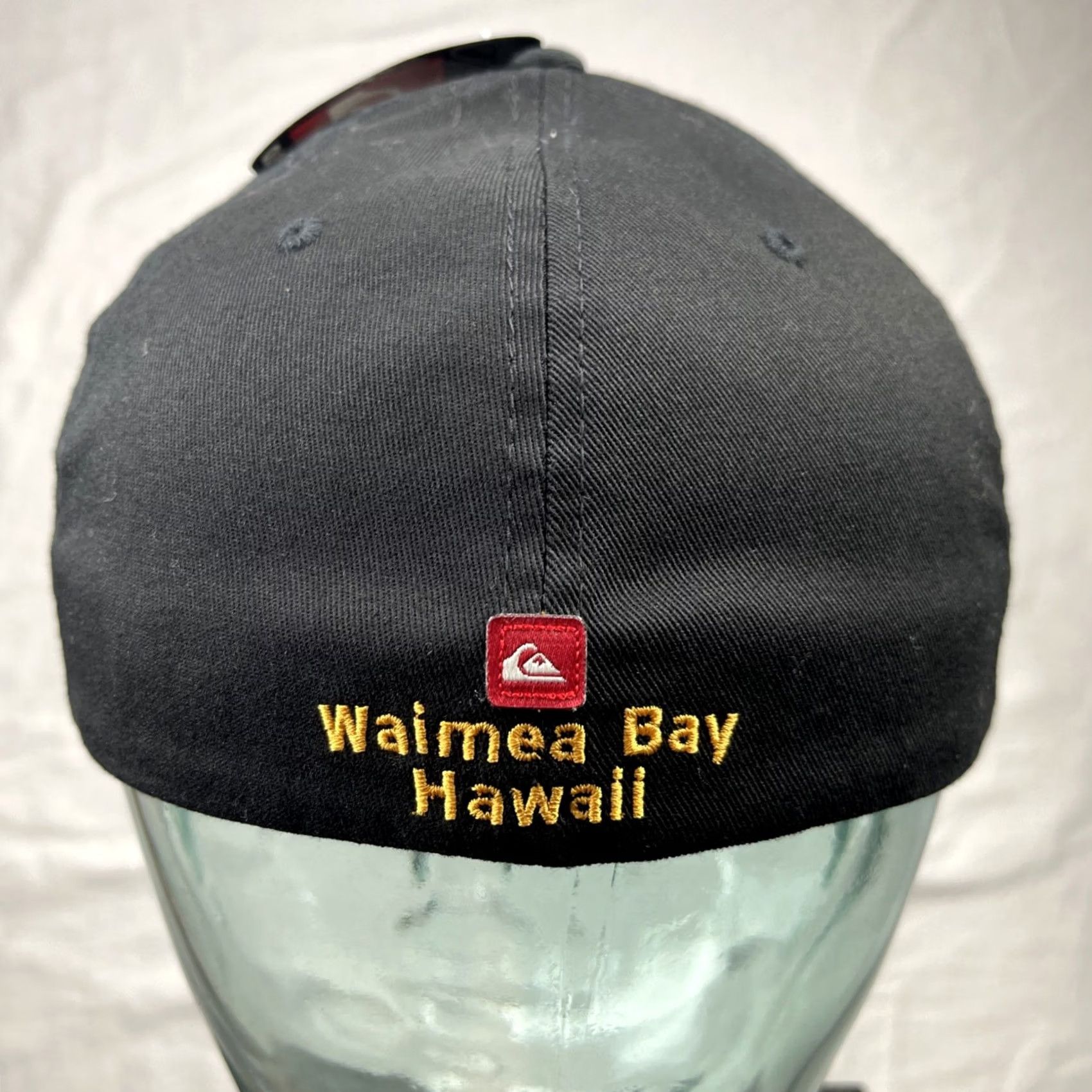 Quiksilver Quiksilver Eddie Aikau Hat Cap Mens Flex Fit Black Waimea Bay Hawaii Memorial Cap Size ONE SIZE - 7 Thumbnail