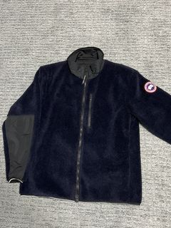 Canada Goose Canada Goose Kelowna Navy Fleece Jacket Size Large