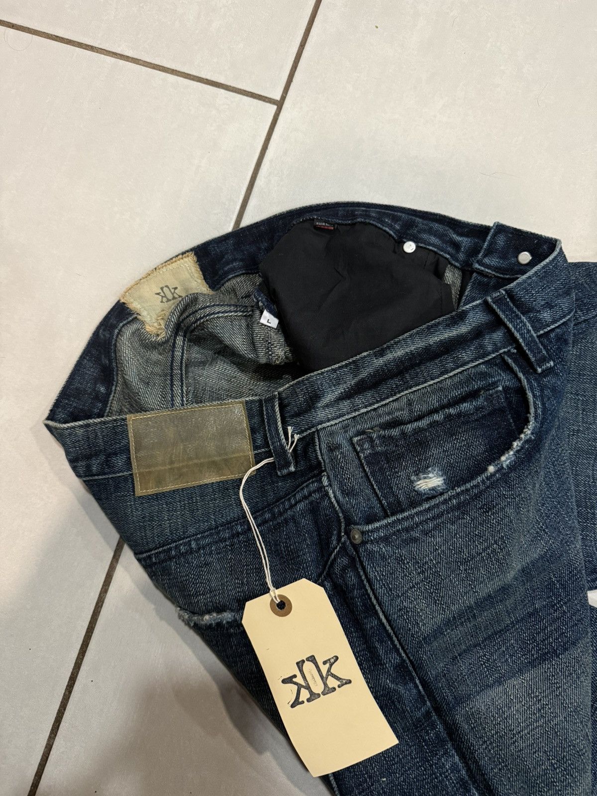 K-Two Studios Ktwo bootcut washed indigo denim Size US 32 / EU 48 - 5 Thumbnail