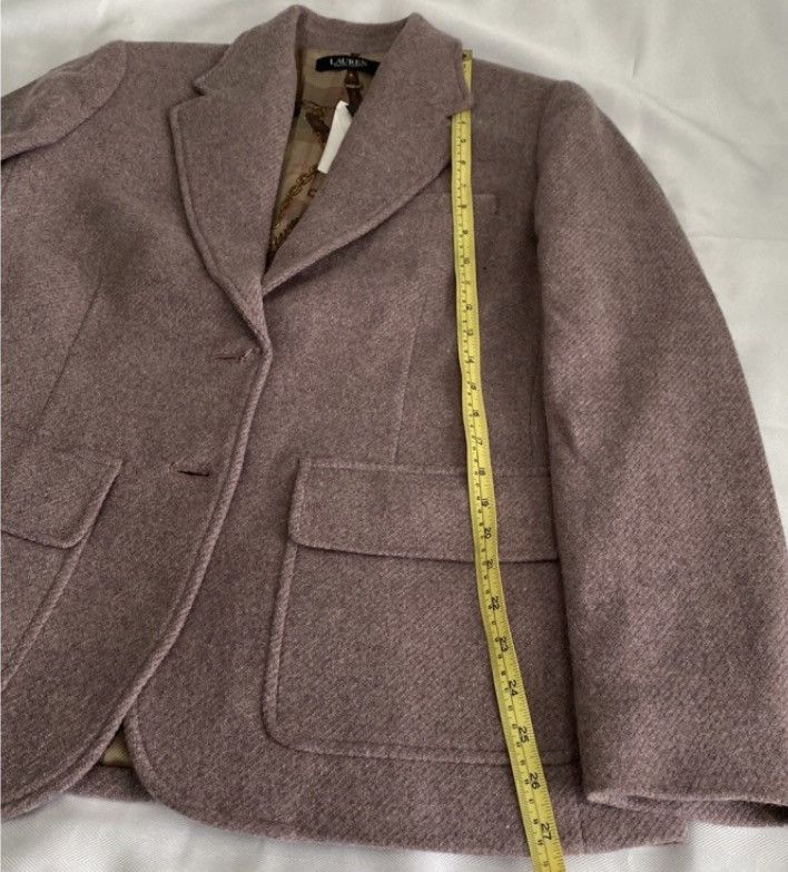 Ralph Lauren Ralph Lauren women's light purple herringbone blazer Size M / US 6-8 / IT 42-44 - 5 Thumbnail