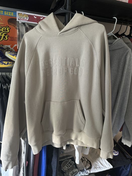 Fear of God Essentials Hoodie Smoke