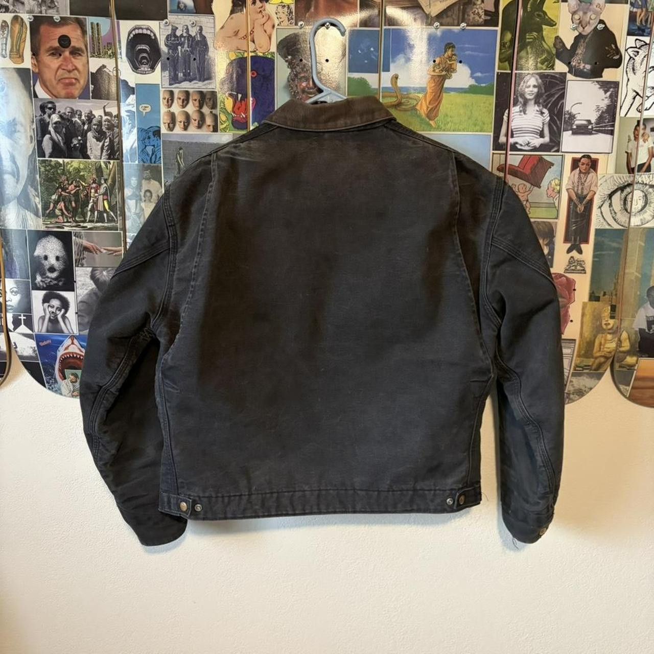 Carhartt Vintage Carhartt Detroit Black Work Jacket Size US L / EU 52-54 / 3 - 3 Thumbnail
