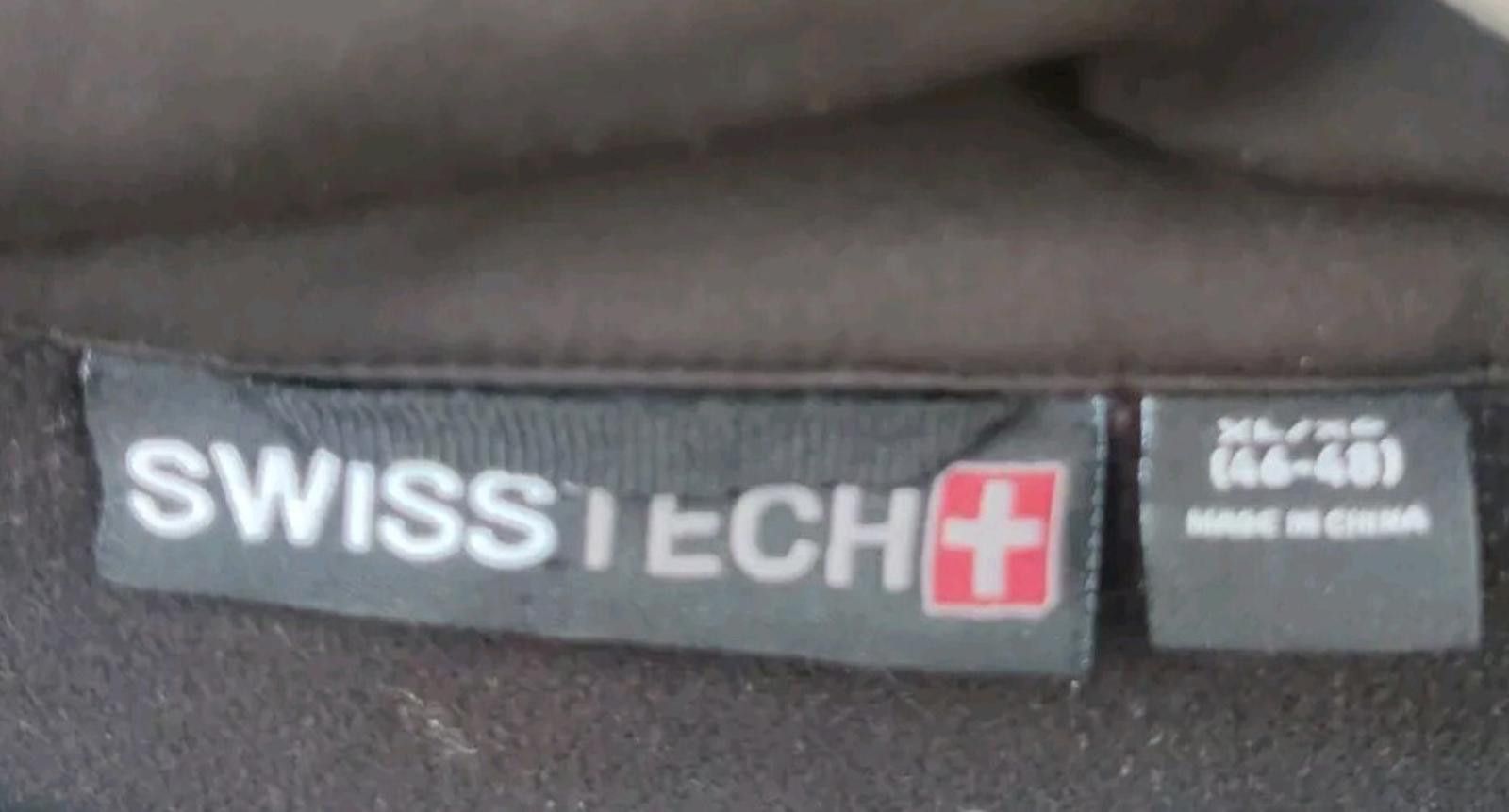 Other Swiss Tech Jacket 46-48 Carbon Gray Black Full Zip Soft She Size US XL / EU 56 / 4 - 11 Thumbnail