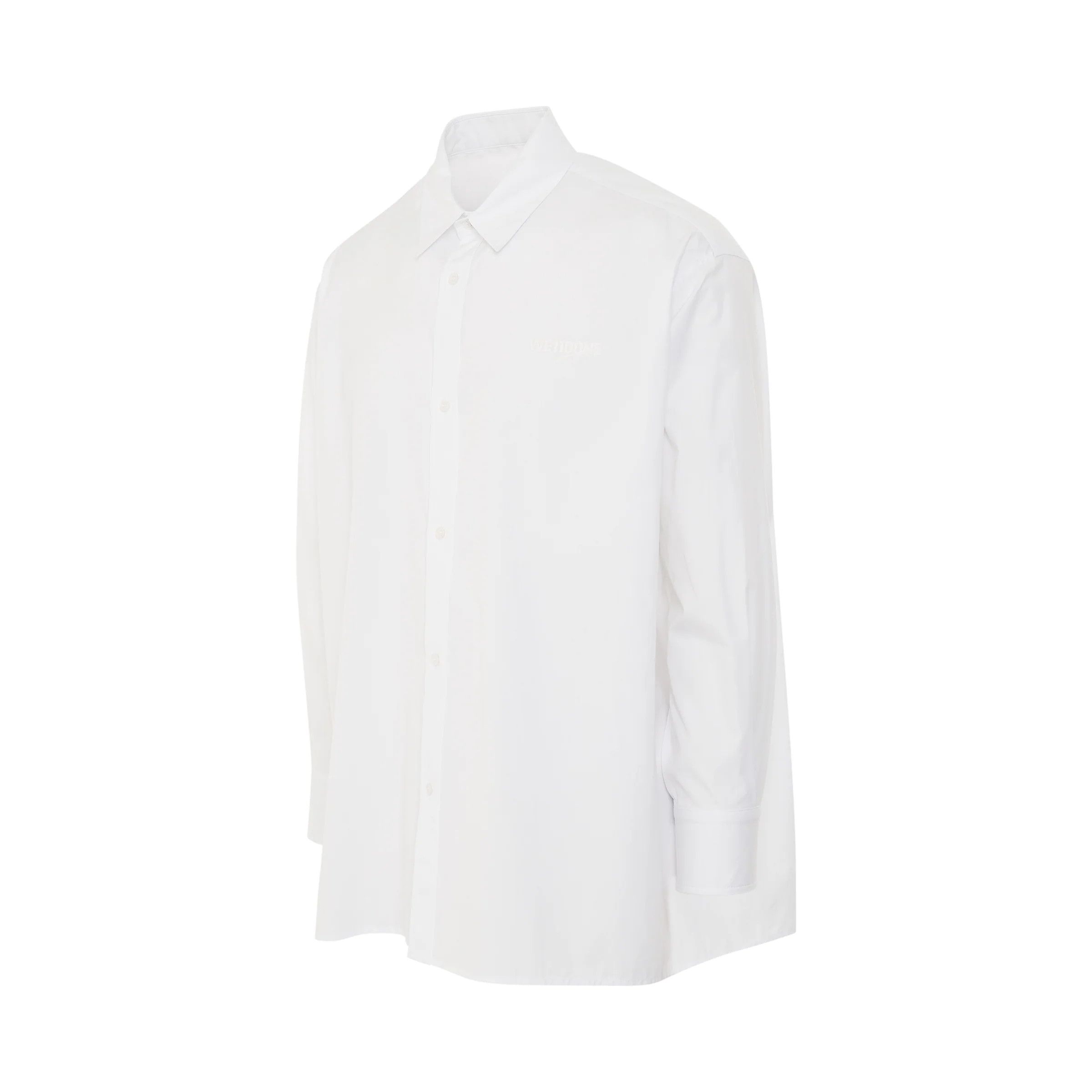 WE11DONE o1mris0824 Cotton Shirt in White Size US L / EU 52-54 / 3 - 2 Thumbnail