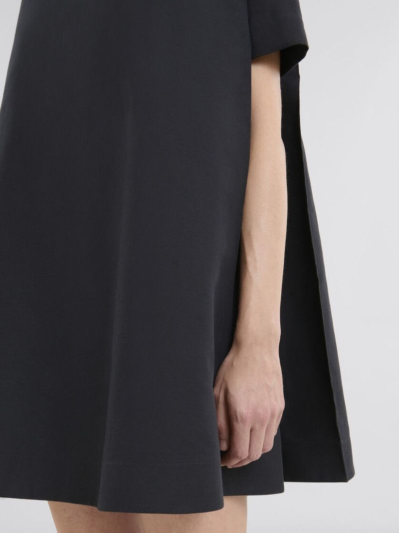 Marni o1f1d3z0326 Flared Dress in Black Size L / US 10 / IT 46 - 5 Thumbnail